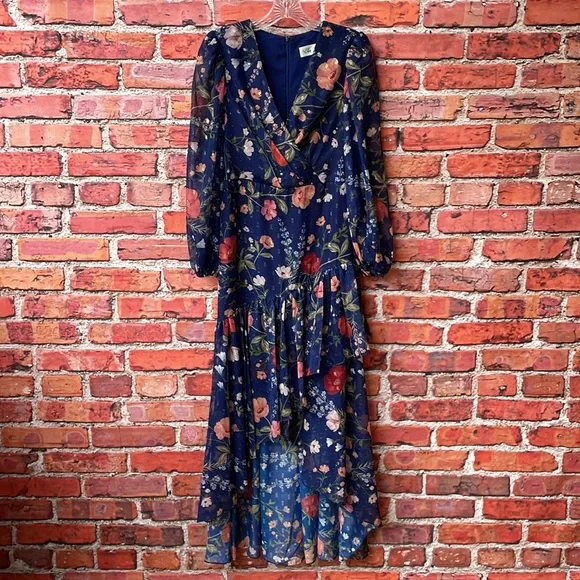 burnt orange long sleeve maxi dress CLEARANCE- Love From Afar Maxi Dress – For Elyse